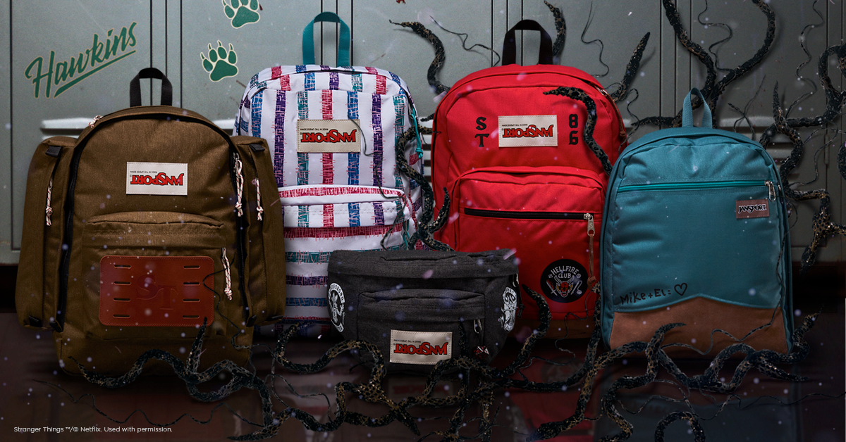 Stranger Things Backpacks Limited Edition Collection By JanSport