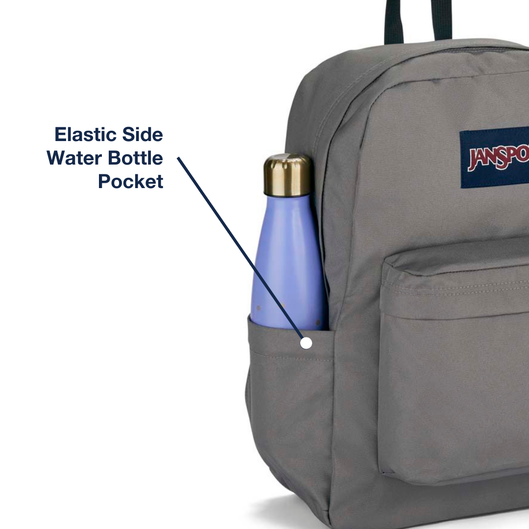 JanSport SuperBreak Plus With Elastic Side Water Bottle Pocket