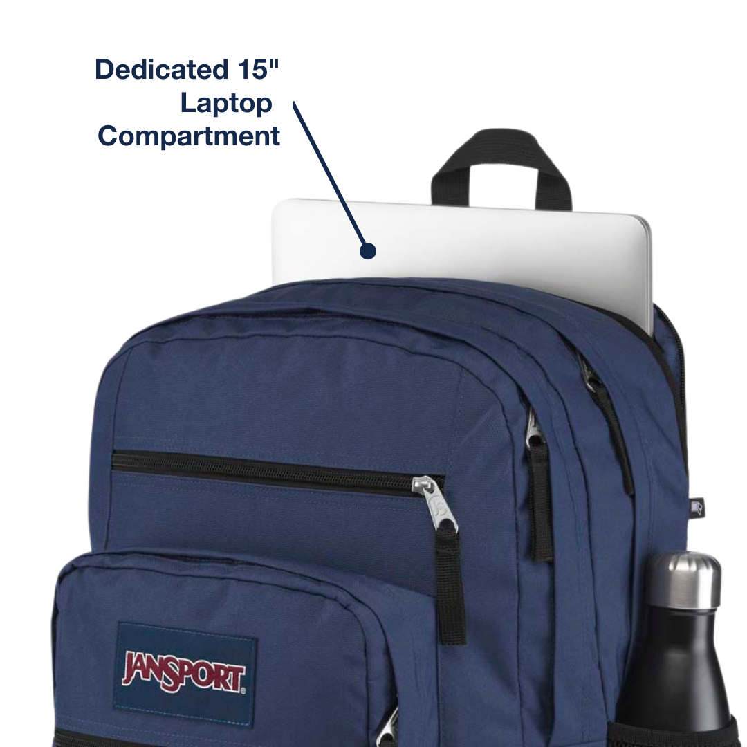JanSport Big Student With Dedicated 15 Inch Laptop Compartment