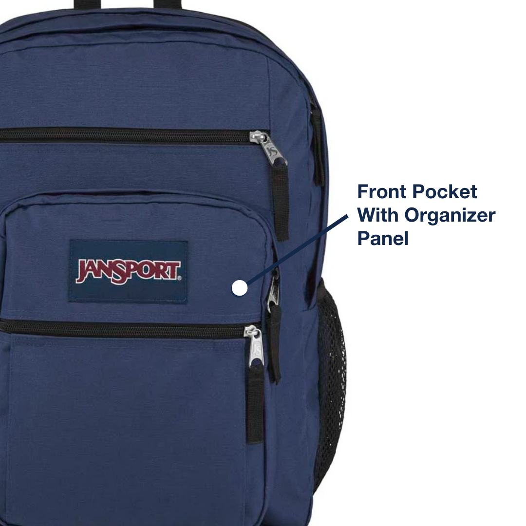 JanSport Big Student Featuring Front Pocket With Organiser