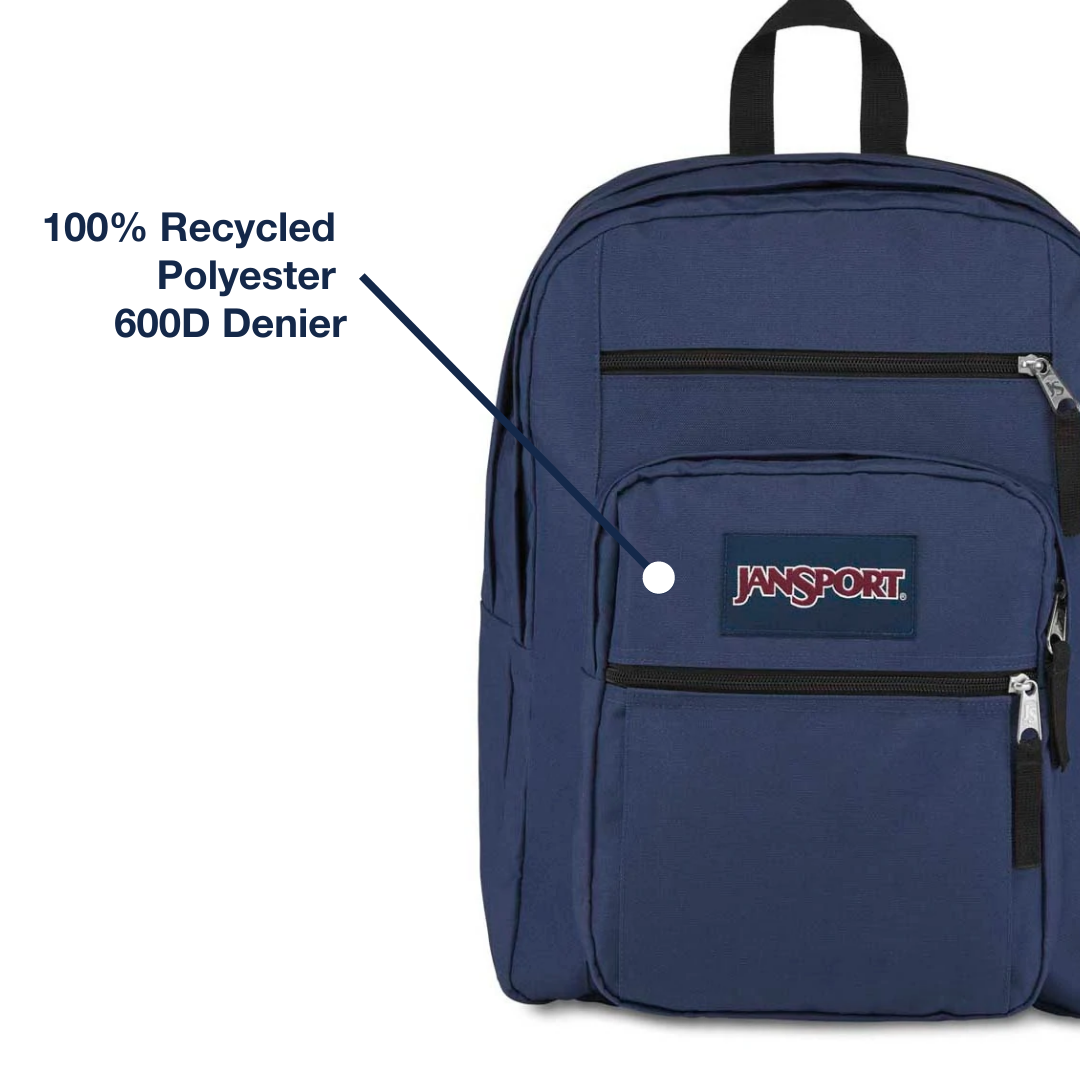 JanSport Big Student Made With 100% Recycled Polyester 600D Denier