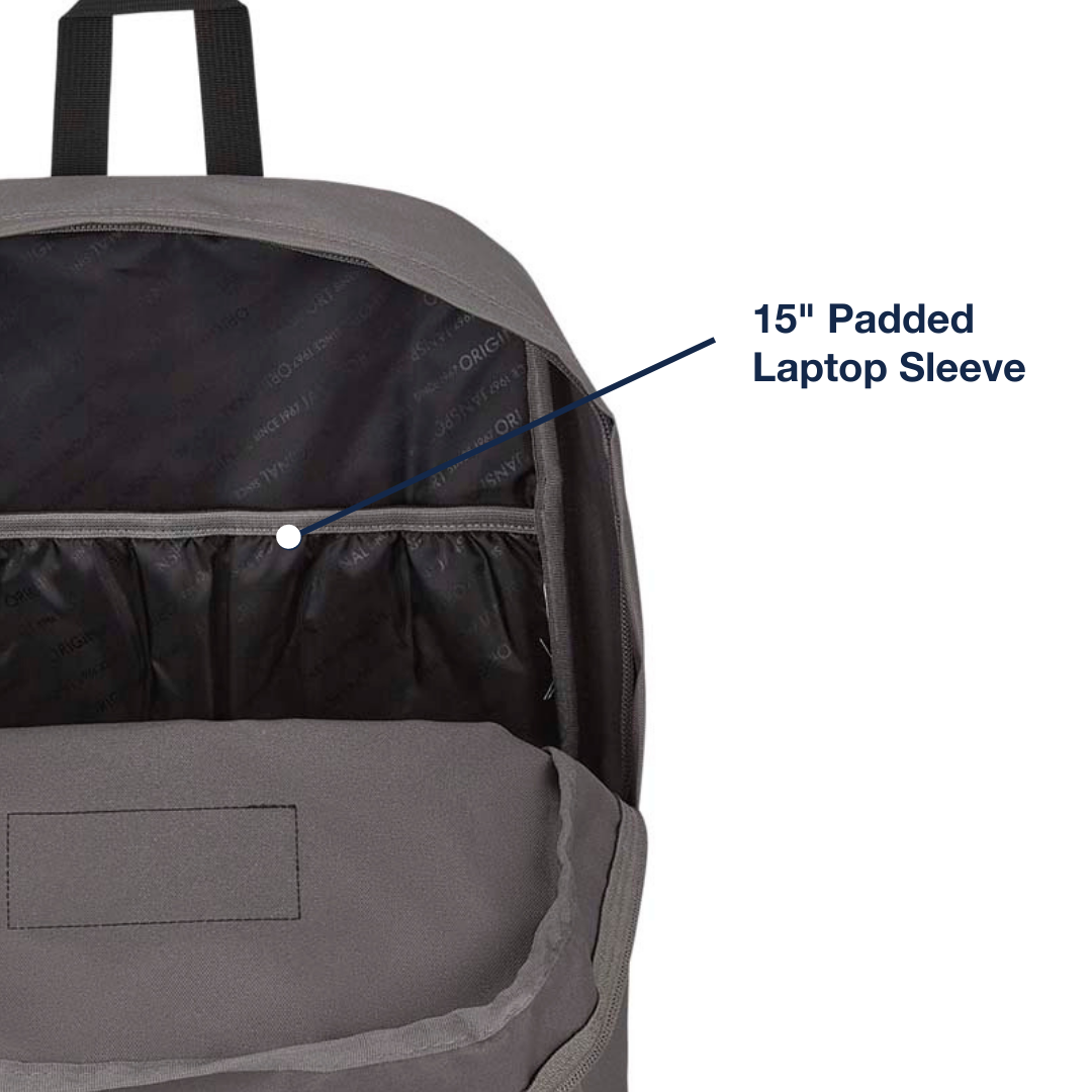 JanSport SuperBreak Plus With 15 Inch Laptop Sleeve